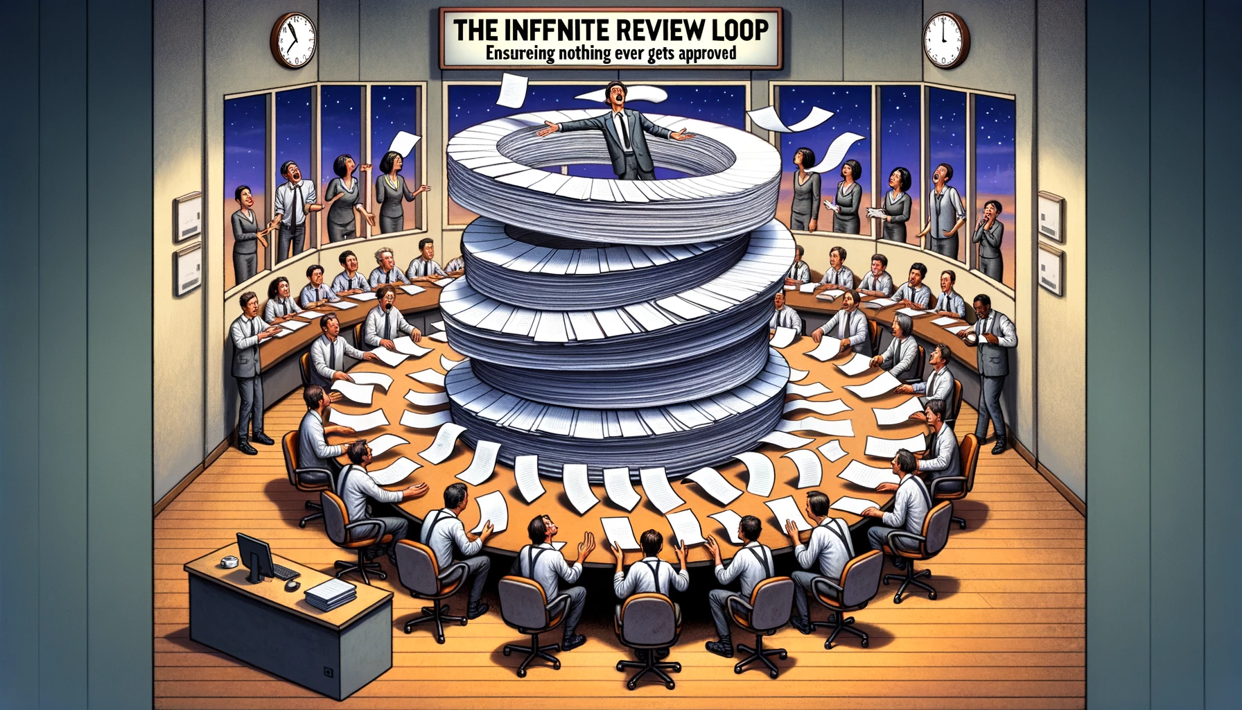 The Infinite Review Loop: Ensuring Nothing Ever Gets Approved